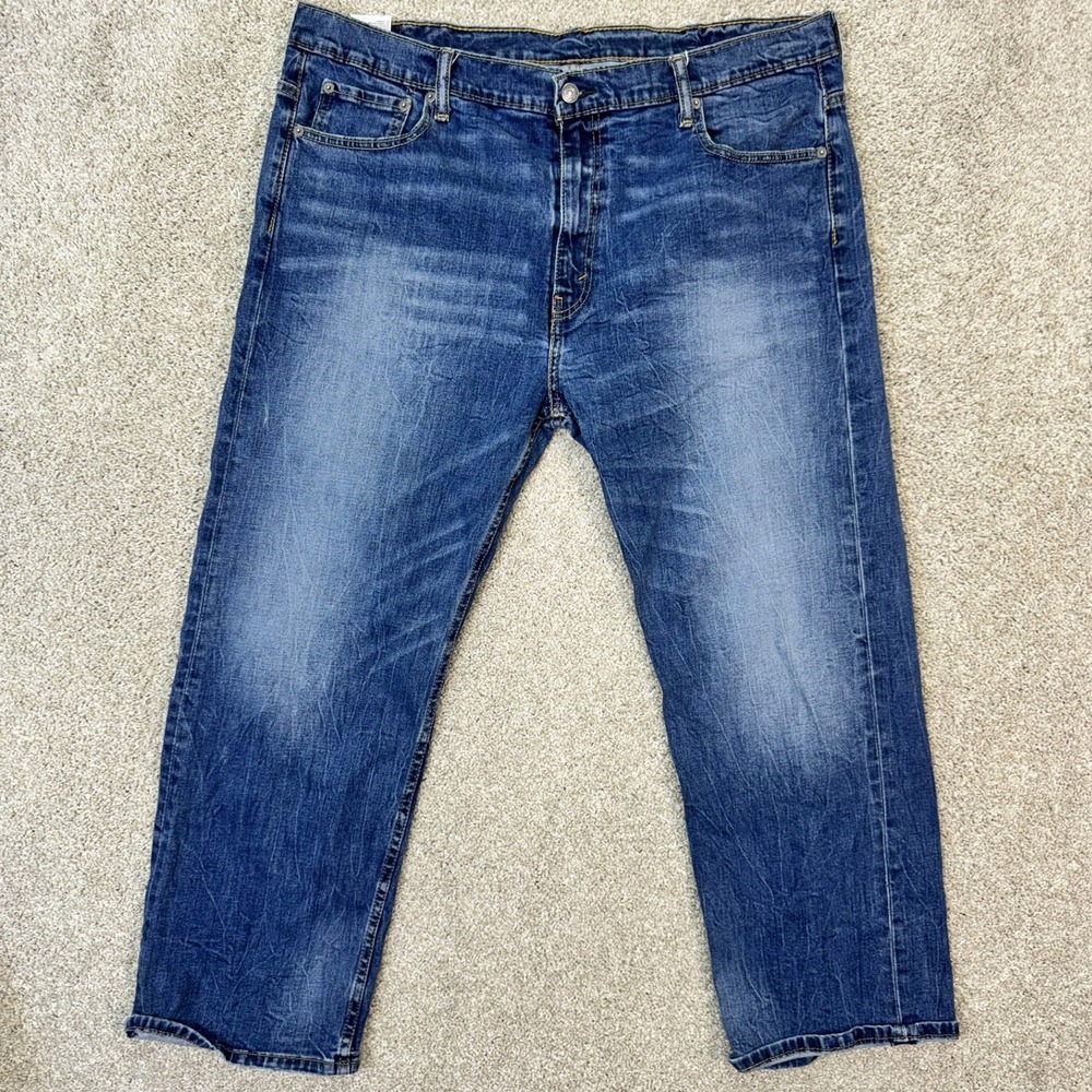 Levi's 569 Loose Straight Jeans Mens 40x30 Blue Medium Wash Baggy Denim